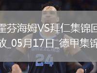 05月17日德甲第34輪霍芬海姆vs拜仁慕尼黑進球視頻