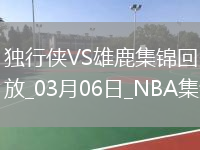 03月06日NBA常規(guī)賽 獨(dú)行俠 - 雄鹿 精彩鏡頭