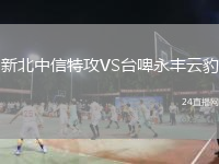 新北中信特攻VS臺(tái)啤永豐云豹